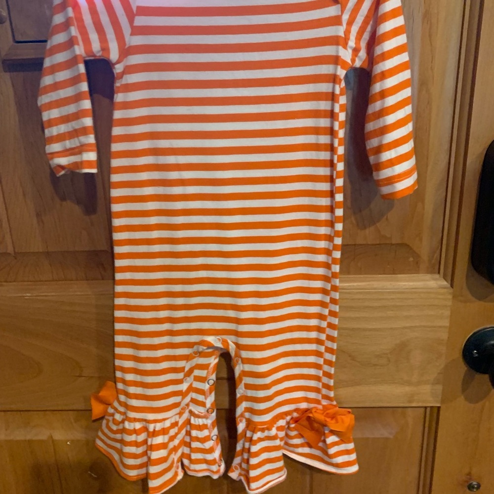 12m RicRac and Ruffles romper